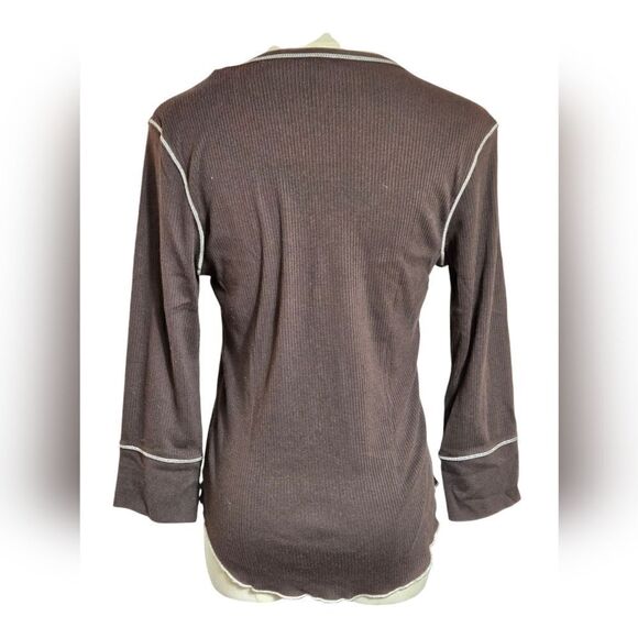 Ralph Lauren Brown Layering Tee Shirt - Picture 4 of 5